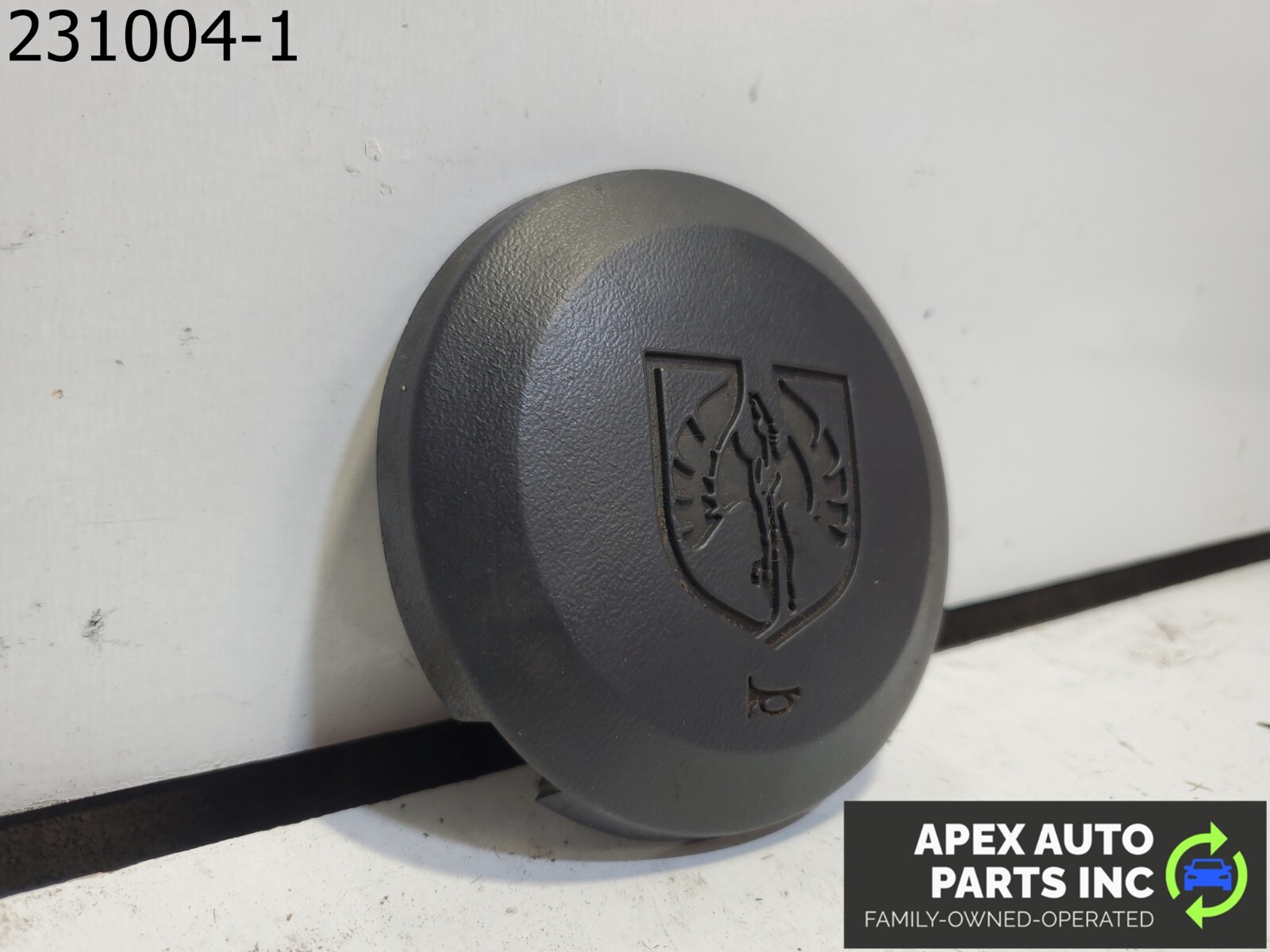 OEM 1984 Pontiac Fiero Steering Wheel Center Horn Pad Button Cover - Image 3