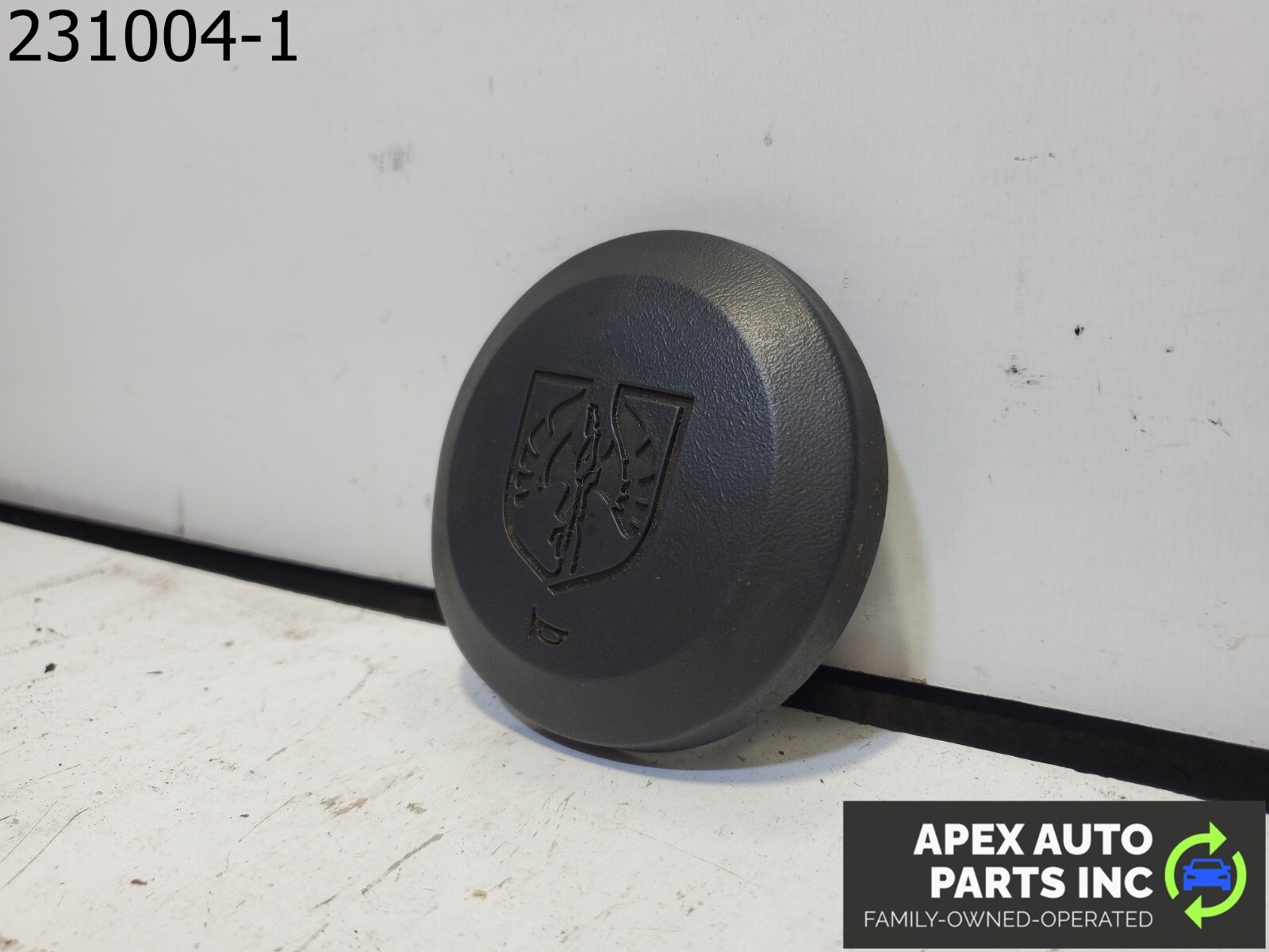 OEM 1984 Pontiac Fiero Steering Wheel Center Horn Pad Button Cover - Image 4