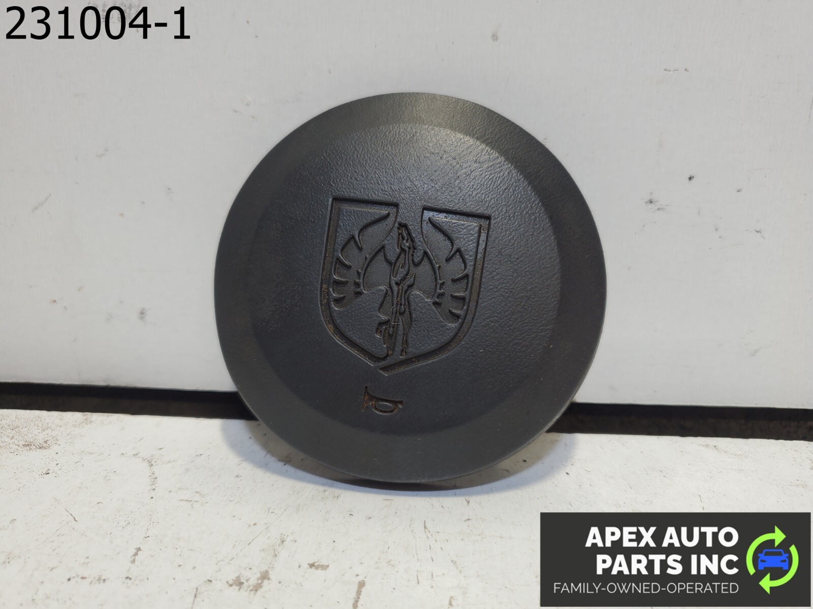 OEM 1984 Pontiac Fiero Steering Wheel Center Horn Pad Button Cover