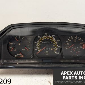 OEM 1986 Mercedes 300E 3.0L Speedometer Cluster