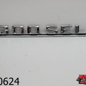 OEM 1989 Mercedes 300SEL 3.0L Logo Emblem Trim Molding Assembly