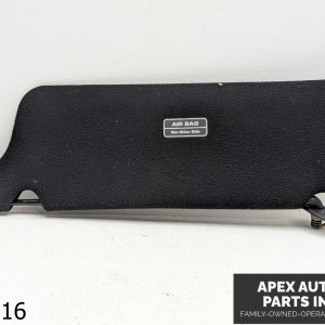 OEM 1994-1998 Ford Mustang 4.6L Passenger Side Sun Visor Black RH Sun Visor
