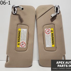 OEM 1996–2004 Acura RL 3.5L Right & Left Sun Visor w Mirror R L pair