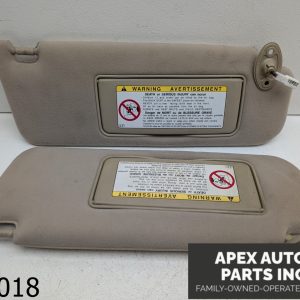 OEM 1998-2005 Lexus GS300 3.0L LEFT RIGHT SUN VISOR SHADE SET PAIR ASSEMBLY