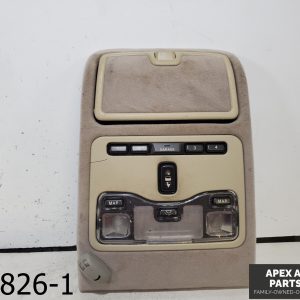 OEM 1999 Jaguar XJ8 4.0L Front Overhead Dome Light Lamp Sunroof Switch Gray
