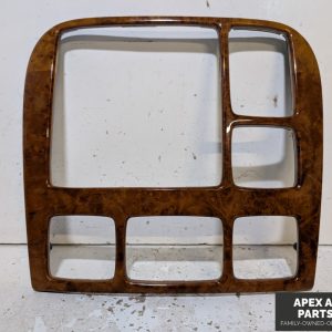 OEM 2000-2002 Mercedes S500 Dash Radio Bezel Trim Panel Climate Control Wood