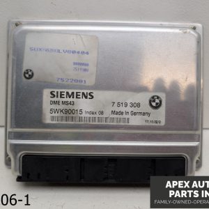 OEM 2000-2003 BMW X5 ENGINE ECU DME MS43 CONTROL MODULE UNIT
