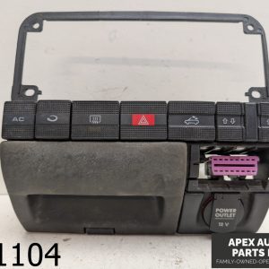 OEM 2001 Volkswagen Cabrio GLX 2.0L DASH BEZEL HAZARD