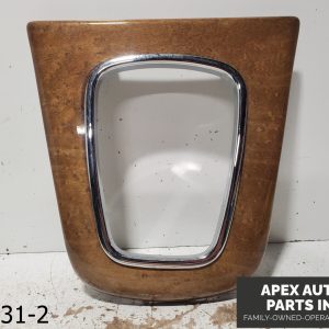 OEM 2002-2008 Jaguar X-Type 2.5L Floor Gear Shift Shifter Wood Grain Bezel Trim
