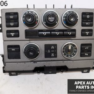 OEM 2003 Range Rover 4.4L DASH HEATER AC CLIMATE CONTROL SWITCH PANEL CLOCK PARK