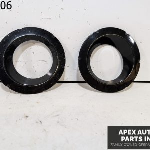 OEM 2003 Range Rover 4.4L Front Bumper Fog Light Trim Set Bezel Surround Ring