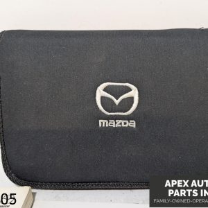 OEM 2004-2006 Mazda 3 Mazda3 2.3L BLACK OWNER'S MANUAL COVER POUCH CASE BOOK