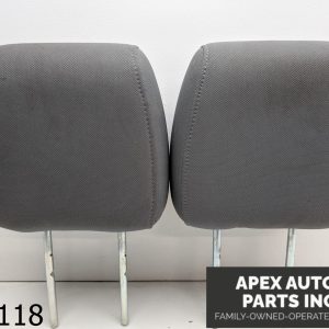 OEM 2004 Ford F-150 5.4L Front Headrests Pair Gray Cloth