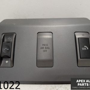 OEM 2005 BMW 745i 4.4L FRONT OVERHEAD CONSOLE SOS & SUNROOF SWITCH