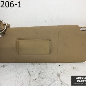OEM 2005 BMW X3 Driver Left Sun Visor Sunvisor Shade Sand Beige