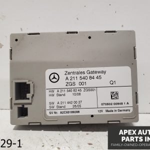 OEM 2006-2008 Mercedes CLS 550 5.5L Central Gateway Control Module 2115408445