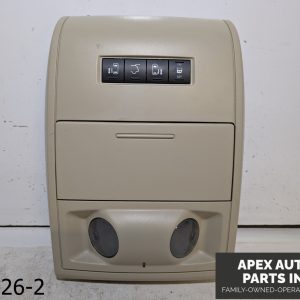 OEM 2007-2014 Dodge Grand Caravan 3.6L Tan Roof Overhead Console L0078059AD