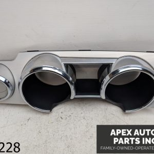 OEM 2007 Ford Mustang 4.0L SPEEDOMETER CLUSTER BEZEL W AIR VENT CHROME
