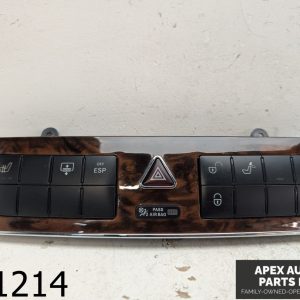 OEM 2007 Mercedes C280 3.0L Dash Heated Seat Hazard Light Switch Control