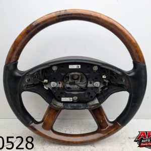 OEM 2007 Mercedes S550 5.5L Wheel Steering Paddle Shifters Wood