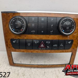 OEM 2008 Mercedes GL450 4.6L CLIMATE DASH WOOD TEMP CONTROL