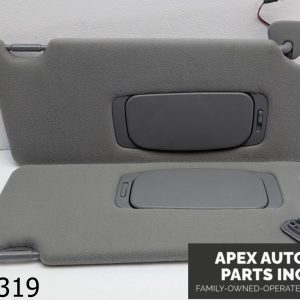 OEM 2008 Toyota Avalon Sun Visors Shade Set Pair Driver Passenger Side Gray