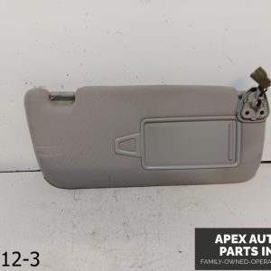 OEM 2009-2011 Hyundai Genesis 3.8L Passenger Sun Visor Sunvisor Gray A04B43036