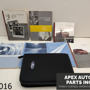 OEM 2009-2012 Ford Flex 3.5L Owners Manual w/ Navigation Manual & Case