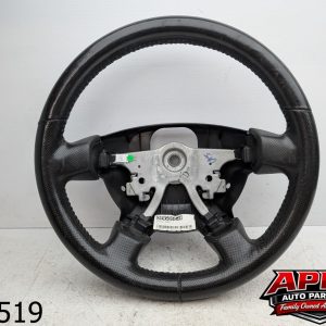 OEM 2009 Hummer H3 3.7L Black Leather Steering Wheel