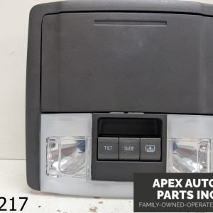 OEM 2009 Lincoln MKS 3.7L Overhead Dome Map Light Console With Sunroof Control