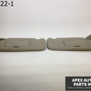 OEM 2009 Lincoln MKZ Driver Passenger Sun Visor Mirror Left Sunvisor Beige
