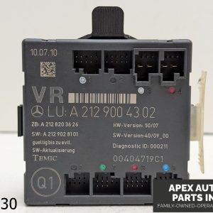 OEM 2010-2013 Mercedes E350 3.5L Front Right Side Door Control Module Unit
