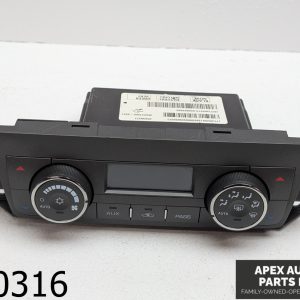 OEM 2010 Cadillac DTS 4.6L Climate Control Panel Temperature Unit AC Heater