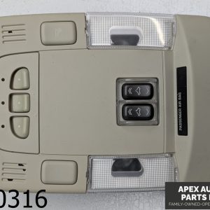 OEM 2010 Cadillac DTS 4.6L Overhead Console SUNROOF Dome Light Garage