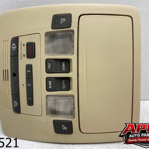 OEM 2010 Lexus ES350 3.5L GRAY Overhead Roof Console W/ Sunroof & Garage