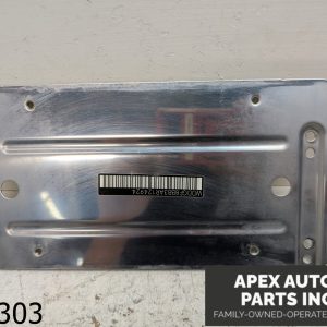 OEM 2010 Mercedes C300 3.0L Rear Bumper License Plate Base Bracket