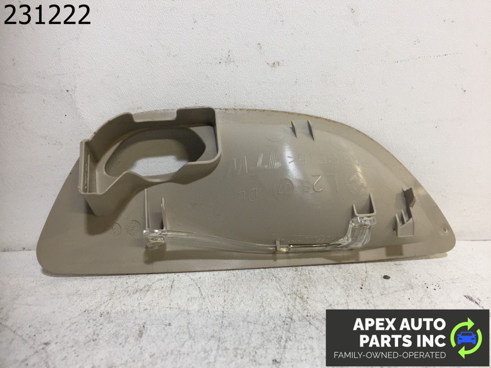 OEM 2011 BMW 550i REAR LEFT Interior DOOR Handle Insert TRIM - Image 5