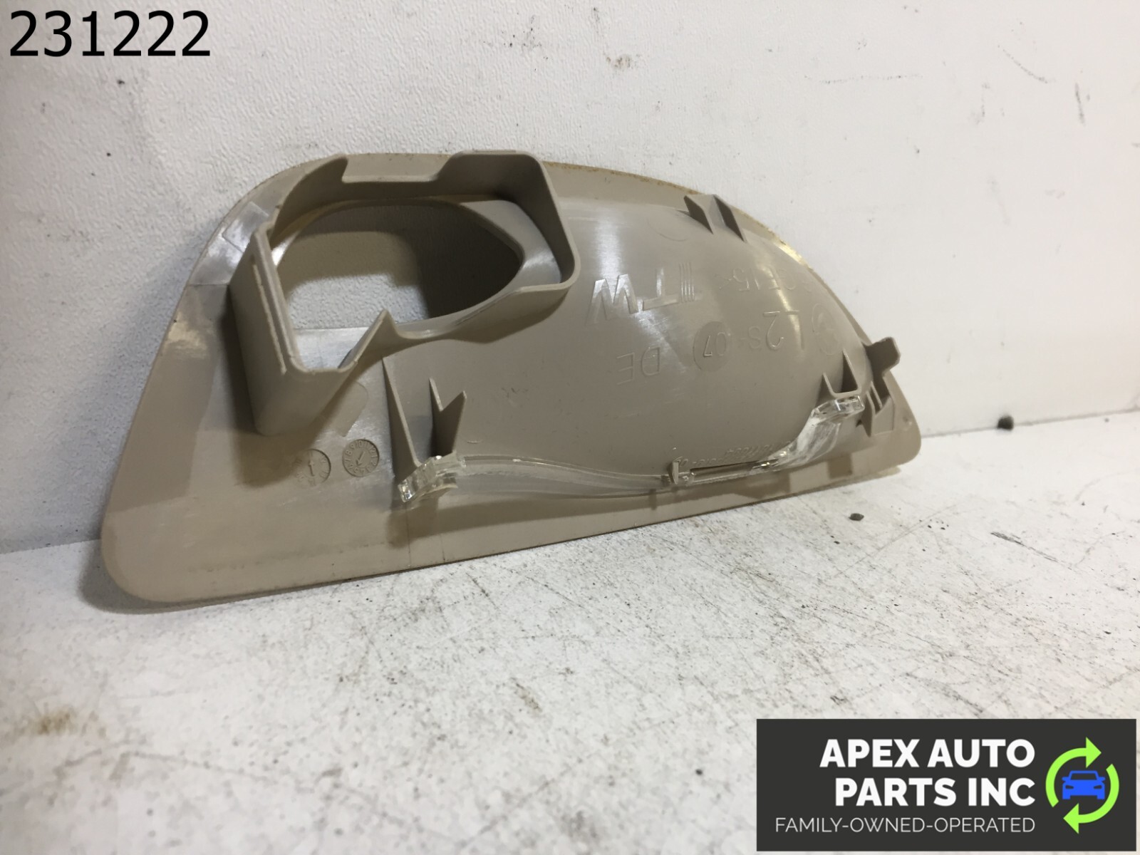 OEM 2011 BMW 550i REAR LEFT Interior DOOR Handle Insert TRIM - Image 6