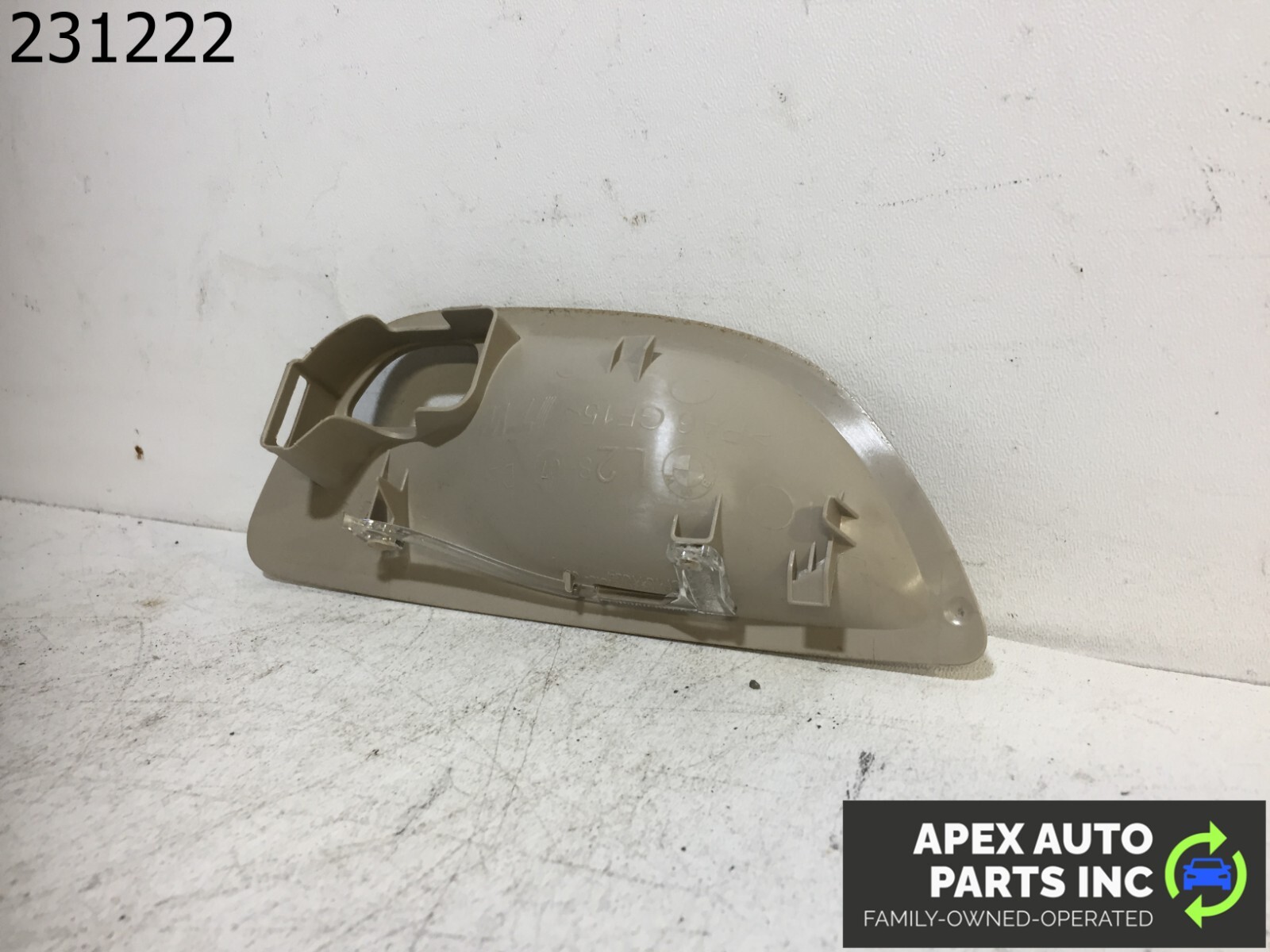 OEM 2011 BMW 550i REAR LEFT Interior DOOR Handle Insert TRIM - Image 7
