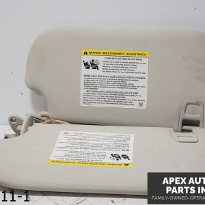 OEM 2012-2018 Ford Focus 2.0L FRONT WINDSHIELD LEFT & RIGHT SUN VISOR PAIR SET