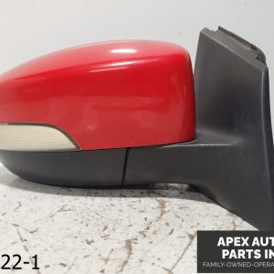 OEM 2012-2018 Ford Focus 2.0L Power Door Mirror w/ Signal RH Passenger Side Red