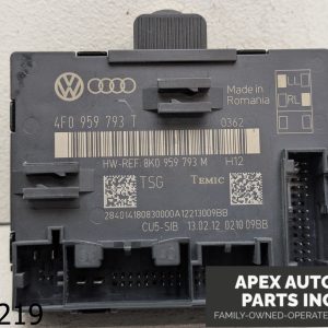 OEM 2012 Audi Q7 3.0L Door Module