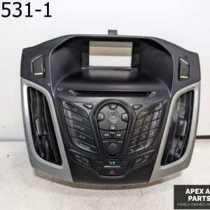 OEM 2012 Ford Focus 2L RADIO BEZEL TRIM PANEL RADIO CONTROL PANEL