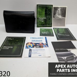 OEM 2012 Lincoln MKT Black Leather Case for Owners Manual Operators Manual Guide