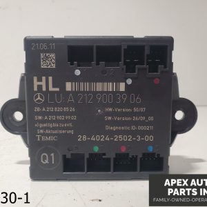 OEM 2012 Mercedes GLK350 3.5L Rear Left Side Door Control Module Unit