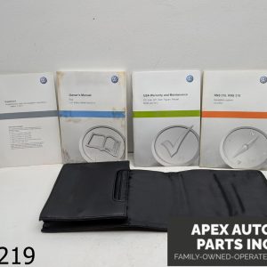 OEM 2012 Volkswagen Eos 2.0L Owners Manual W/ Supplements Radio