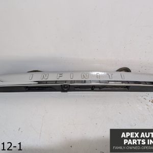OEM 2013-2015 Infiniti JX35 3.5L REAR LIFTGATE HANDLE CHROME TRIM CAMERA