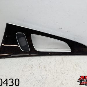 OEM 2013 Audi A6 3.0L REAR RIGHT SIDE DOOR PANEL HANDLE BEZEL COVER TRIM