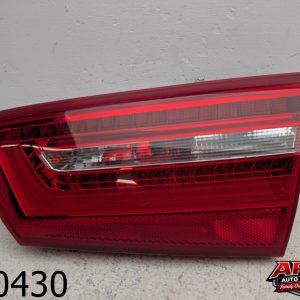 OEM 2013 Audi A6 3.0L RIGHT PASSENGER TRUNK INNER LED TAILLIGHT LIGHT LAMP
