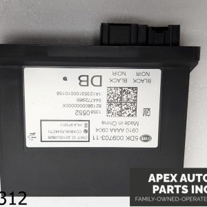 OEM 2013 Cadillac ATS 2.0L THEFT LOCKING KEYLESS ENTRY CONTROL COMPUTER MODULE